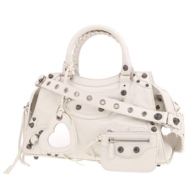 Bolso Balenciaga City de piel blanca