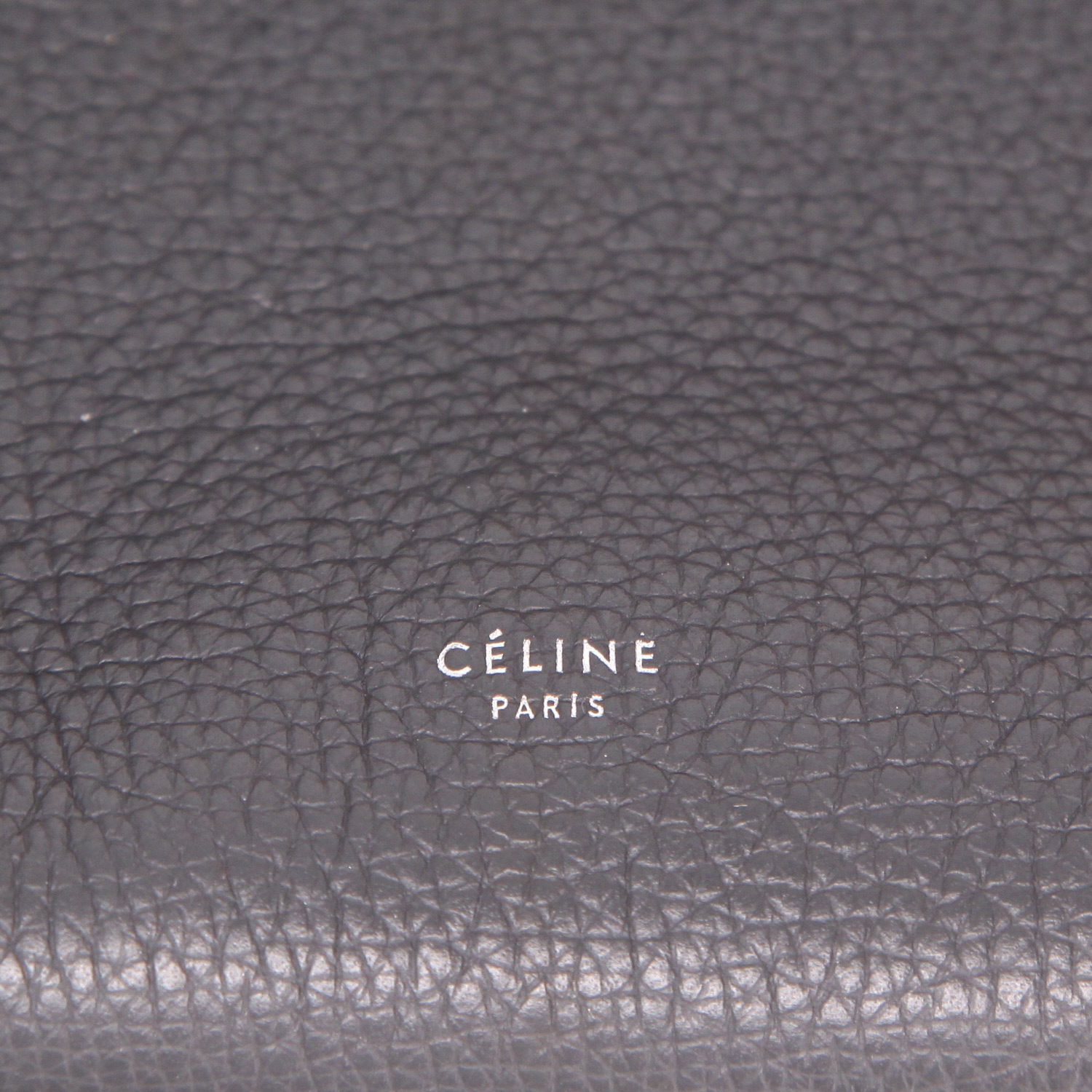 Celine handbag – Big Bag in grey grained leather - Detail D2