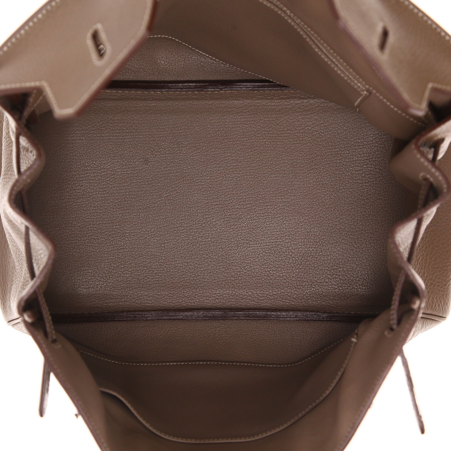 Borsa Hermès Birkin da 35 cm in pelle Togo Étoupe color paglia - Detail D3