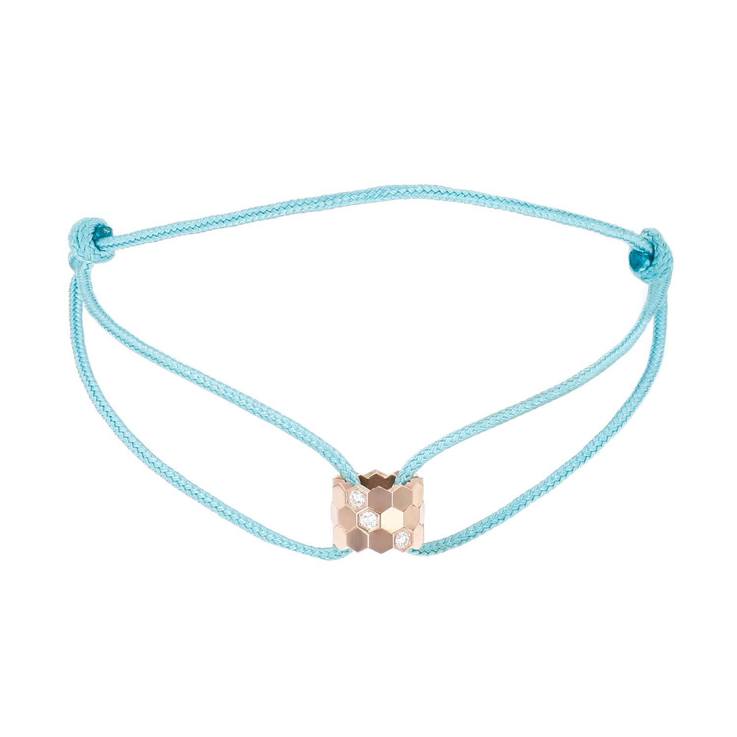 Bracelet Chaumet Bee my Love en or rose et diamants Bracelet Chaumet Bee my Love en or rose et diamants