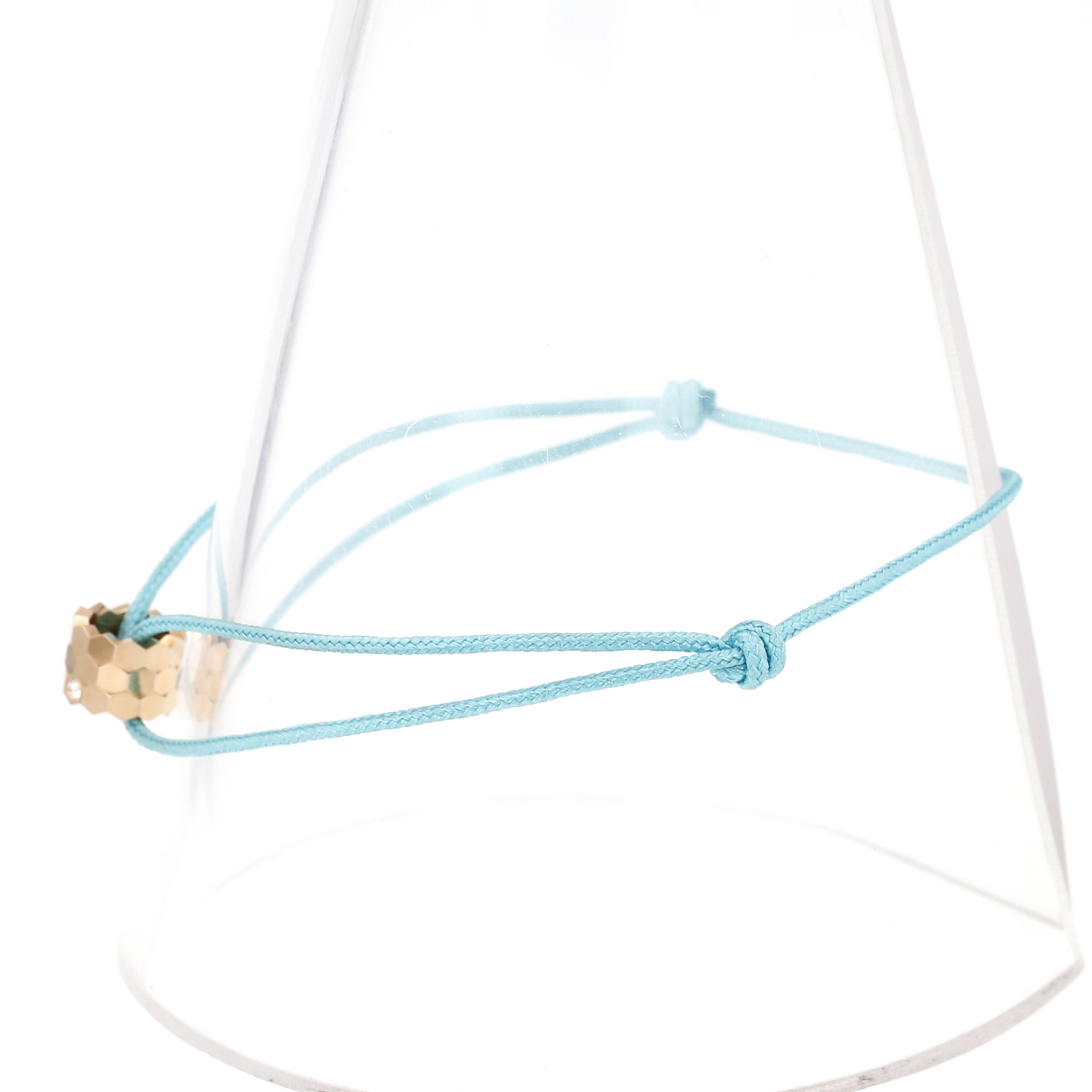 Bracelet Chaumet Bee my Love en or rose et diamants - Detail D6