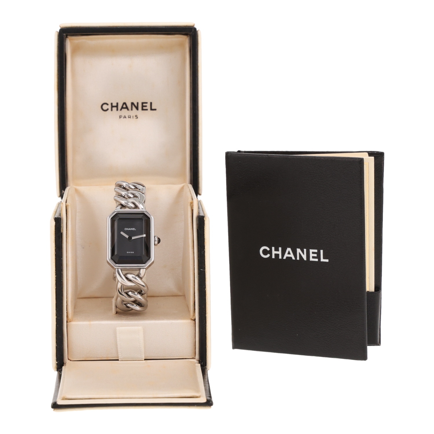 Chanel Première watch, size M, in steel. Ref: Chanel - H0452. Circa 1998