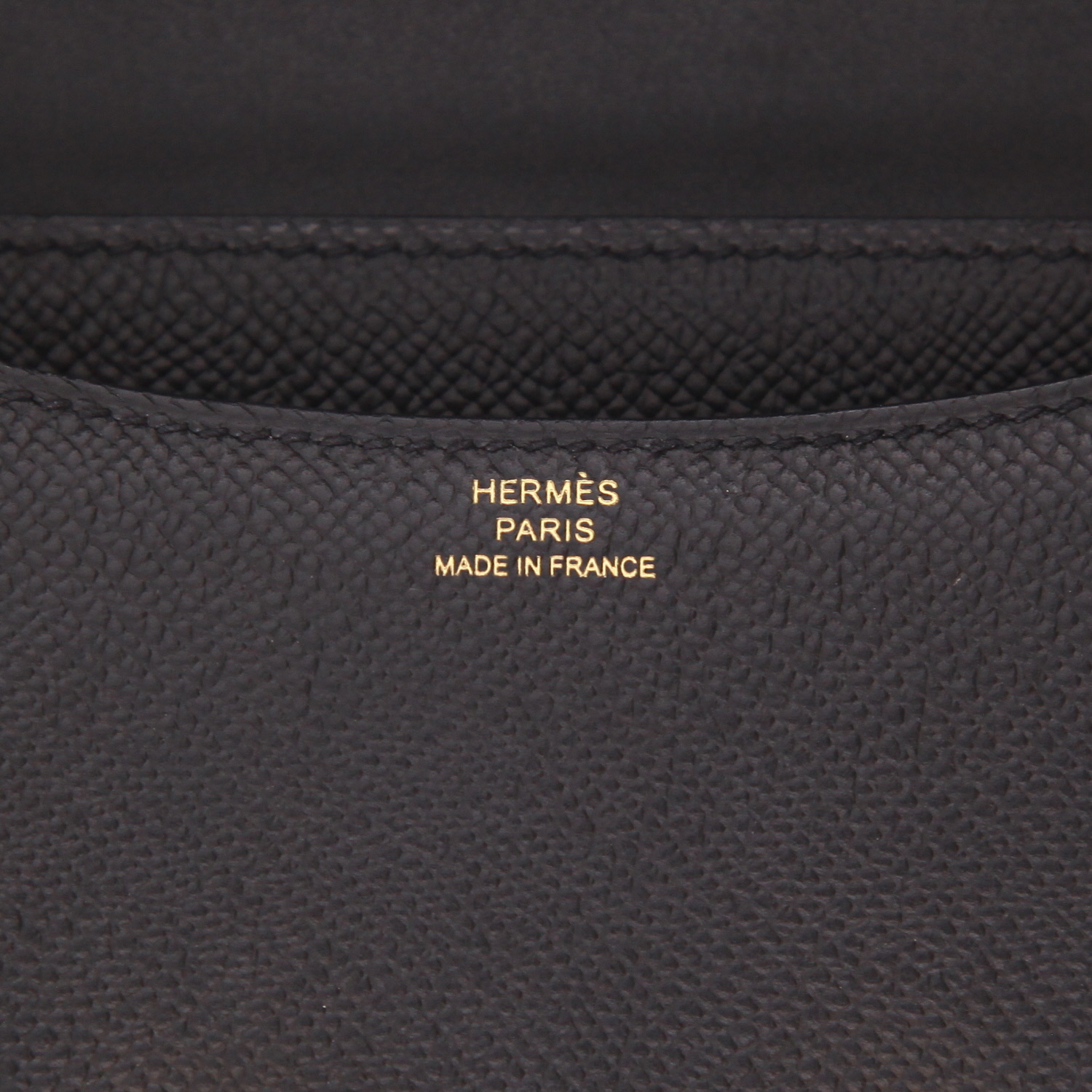 Bolso bandolera Hermès «Constance» de 18 cm, de piel Epsom negra - Detail D2