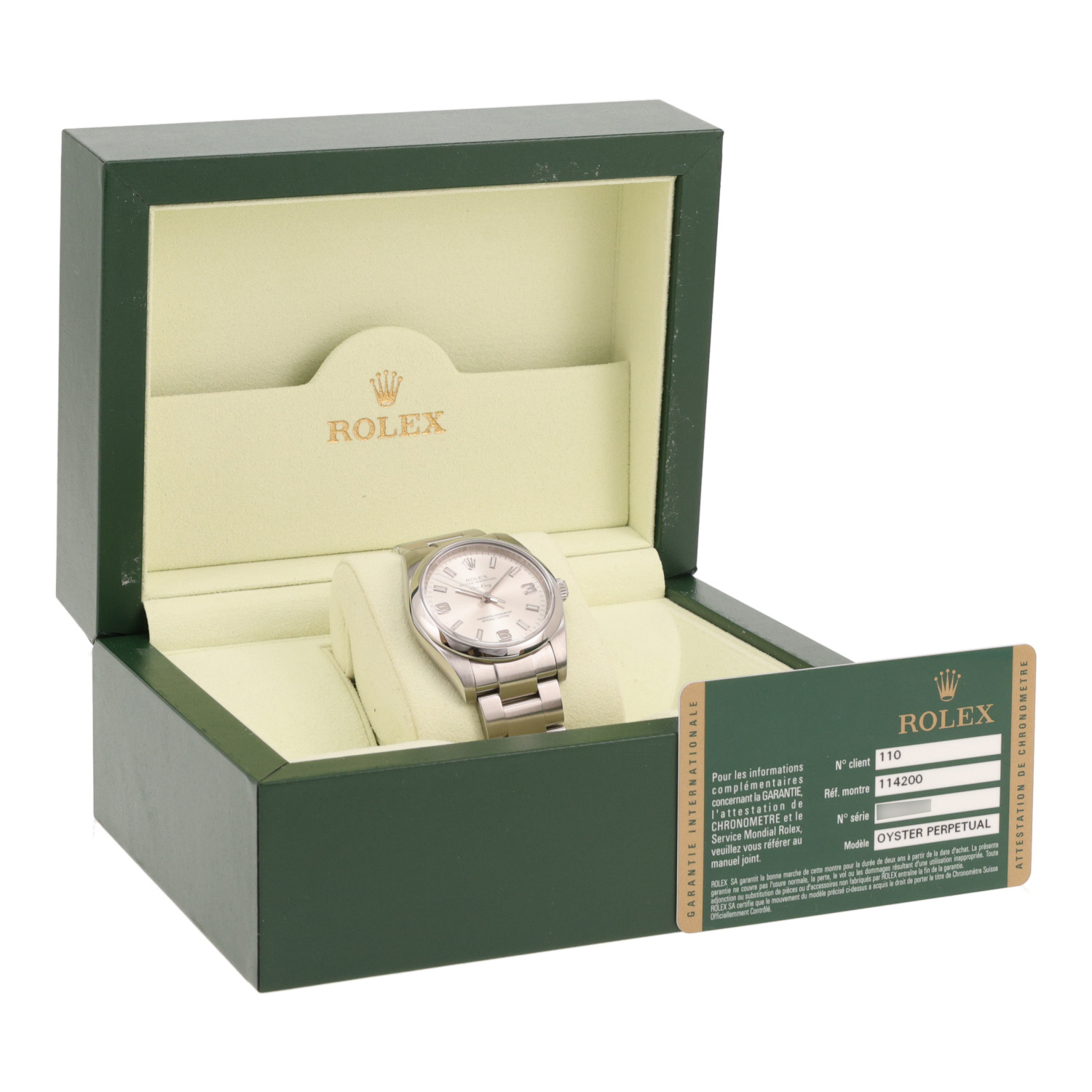 Rolex Air King steel watch, Ref: Rolex - 114200  Circa 2008