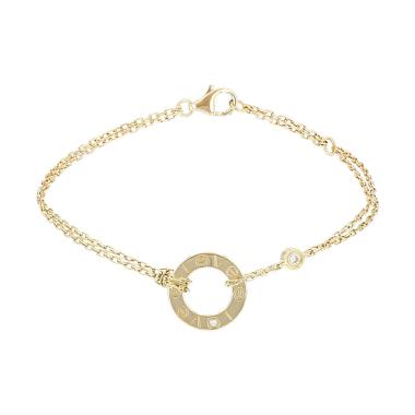 Cartier Love bracelet in yellow gold and diamonds