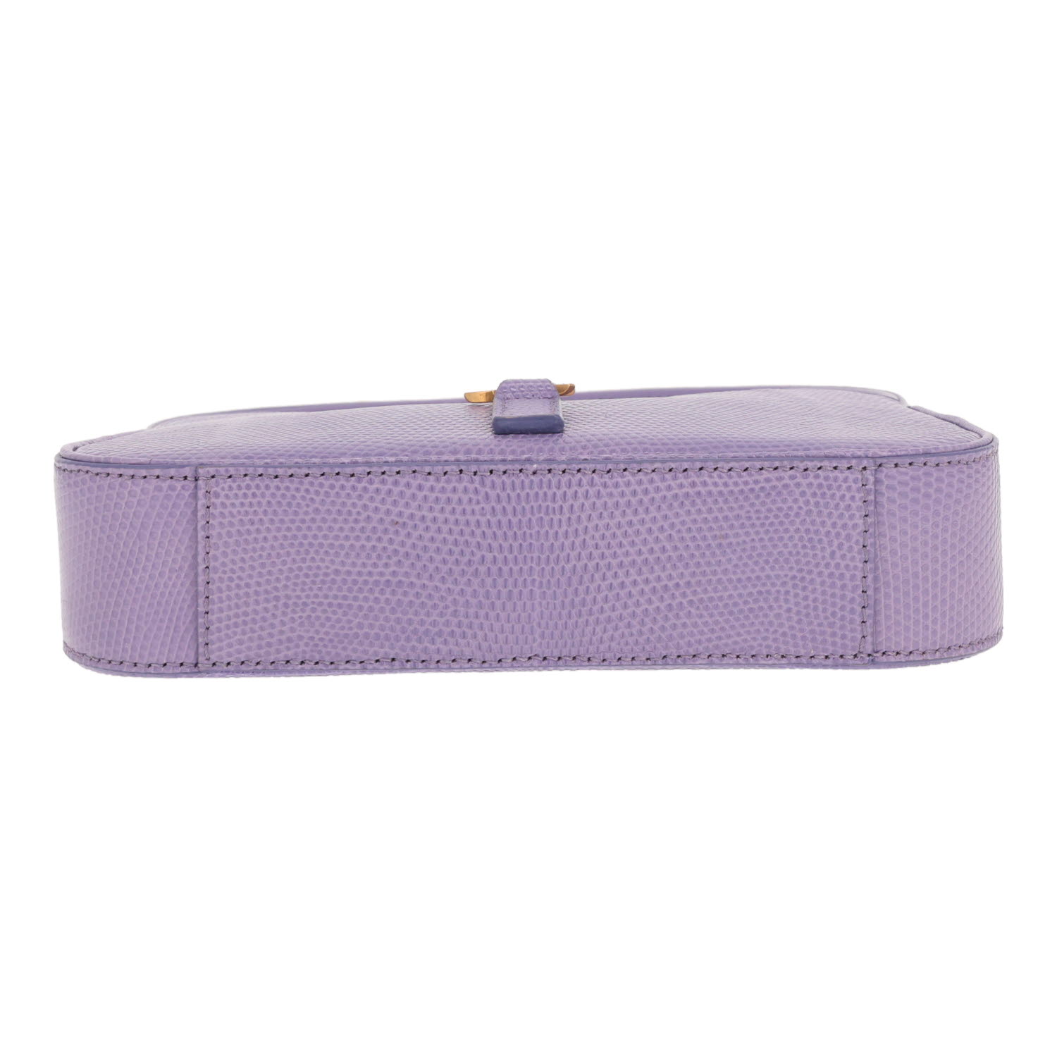 Saint Laurent ‘5 à 7’ handbag in purple lizard skin - Detail D1
