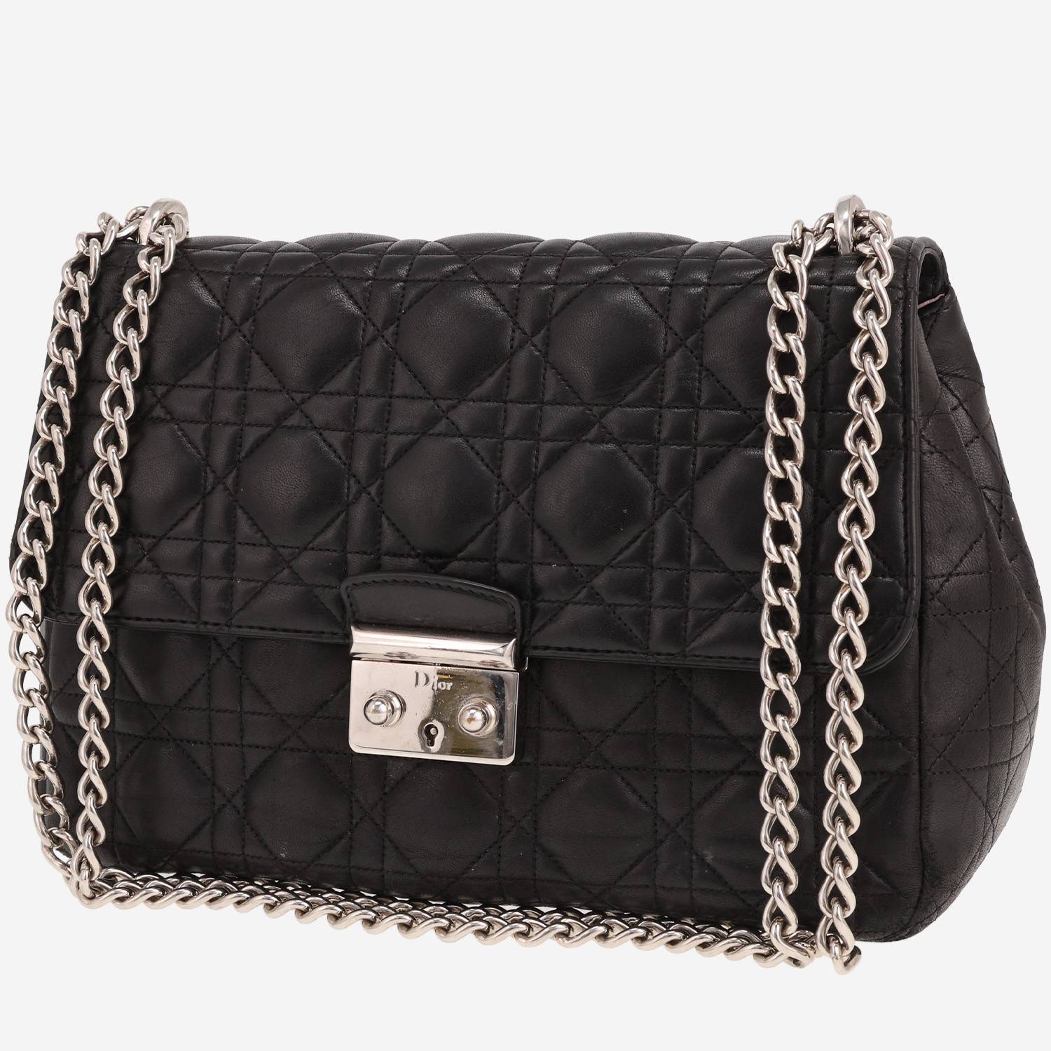 Dior Miss Dior handbag in black cannage leather