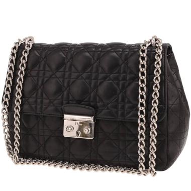 Dior Miss Dior handbag in black cannage leather