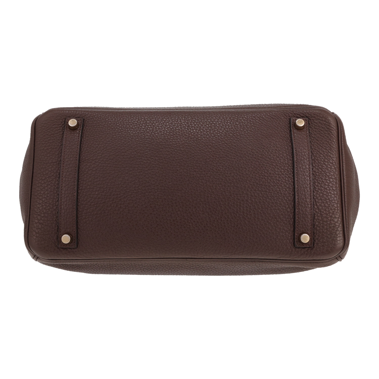 Sac à main Hermès  Birkin 35 cm en cuir togo ébène - Detail D1