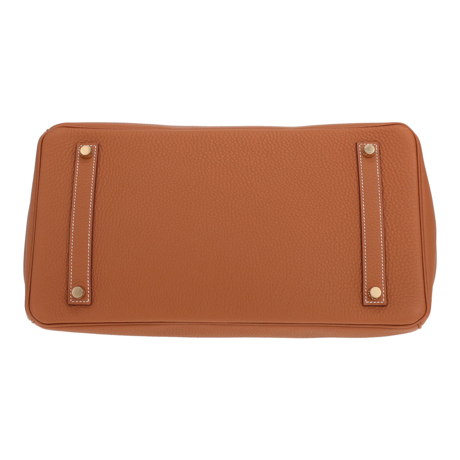Hermès Birkin handbag, 35 cm, in Gold Togo leather - Detail D1