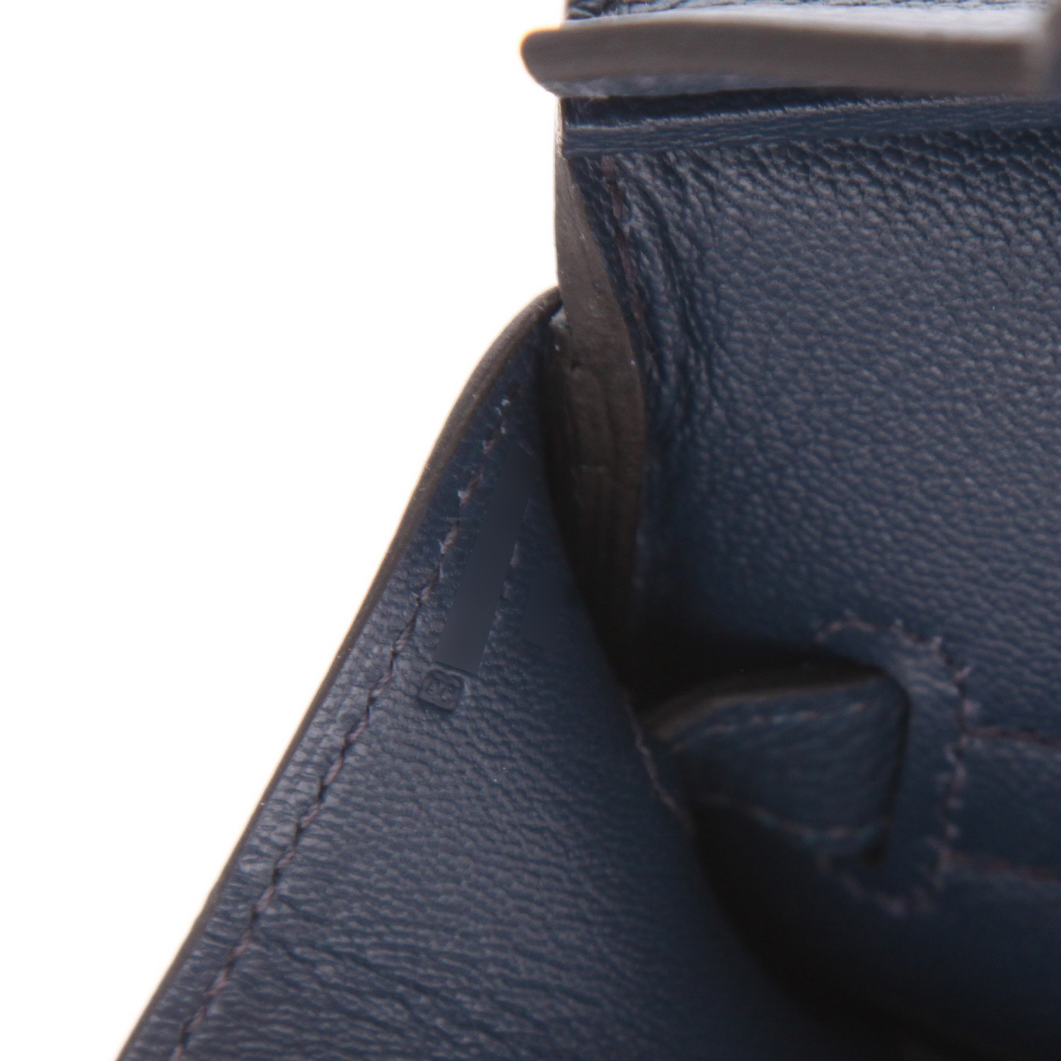Borsa Hermès Birkin da 35 cm in pelle Togo Bleu de Prusse - Detail D4