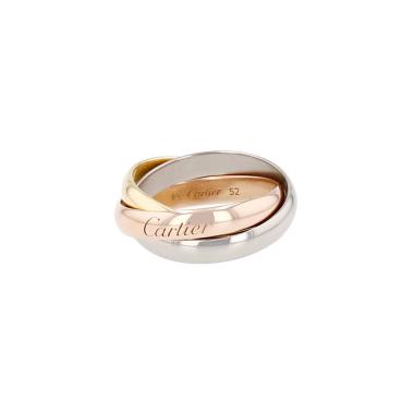 Anello Cartier Trinity, modello medio, in tre tipi di oro