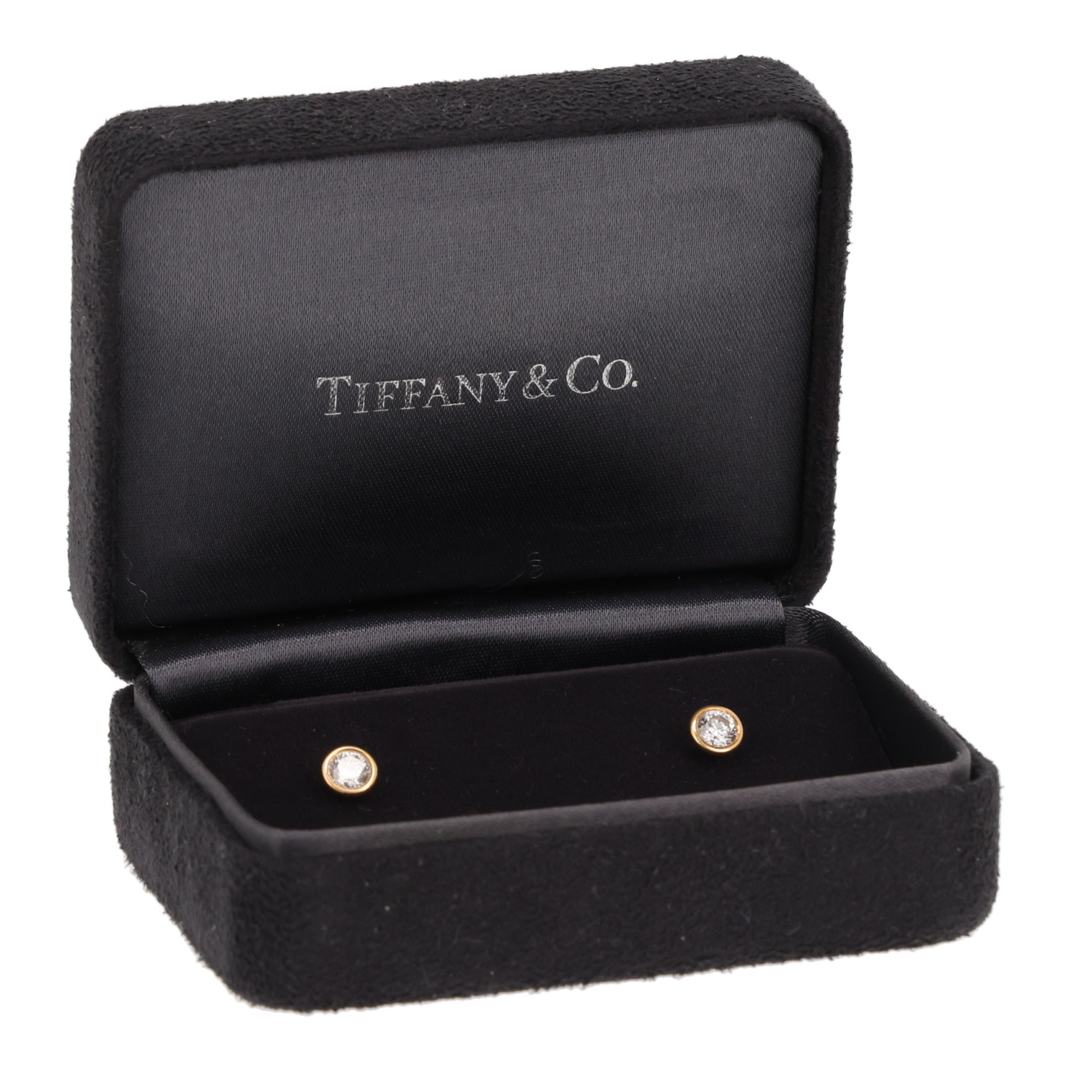 Par de pendientes «Diamonds By The Yard» de Tiffany Co, en oro amarillo y diamantes - Detail D2