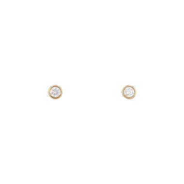 Par de pendientes «Diamonds By The Yard» de Tiffany Co, en oro amarillo y diamantes