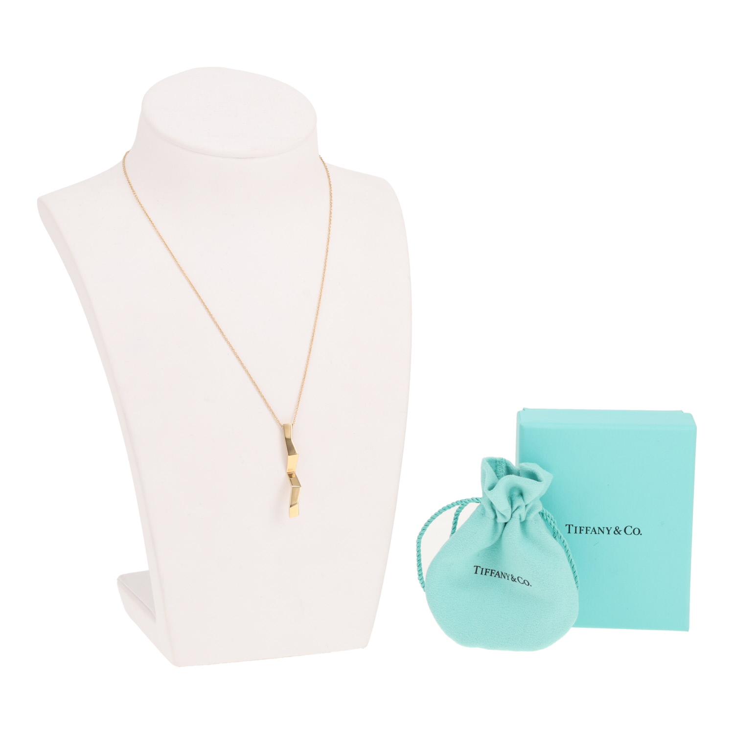 Collier Tiffany Co Frank Gehry en or jaune - Detail D2