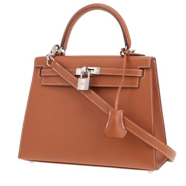 Borsa Hermès Kelly 25 cm in pelle Epsom Gold