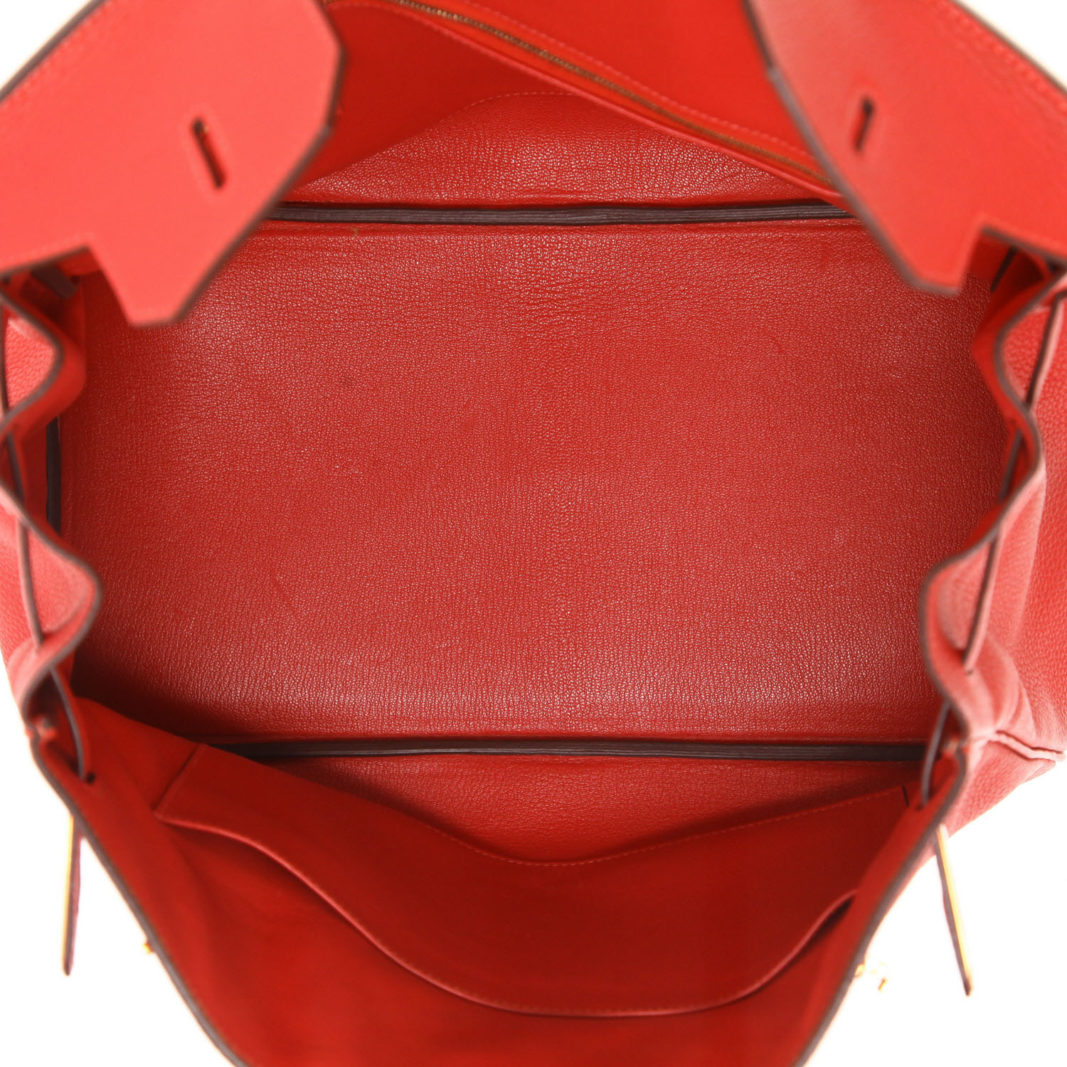 Borsa Hermès Birkin da 35 cm in pelle Togo Rouge Pivoine - Detail D3