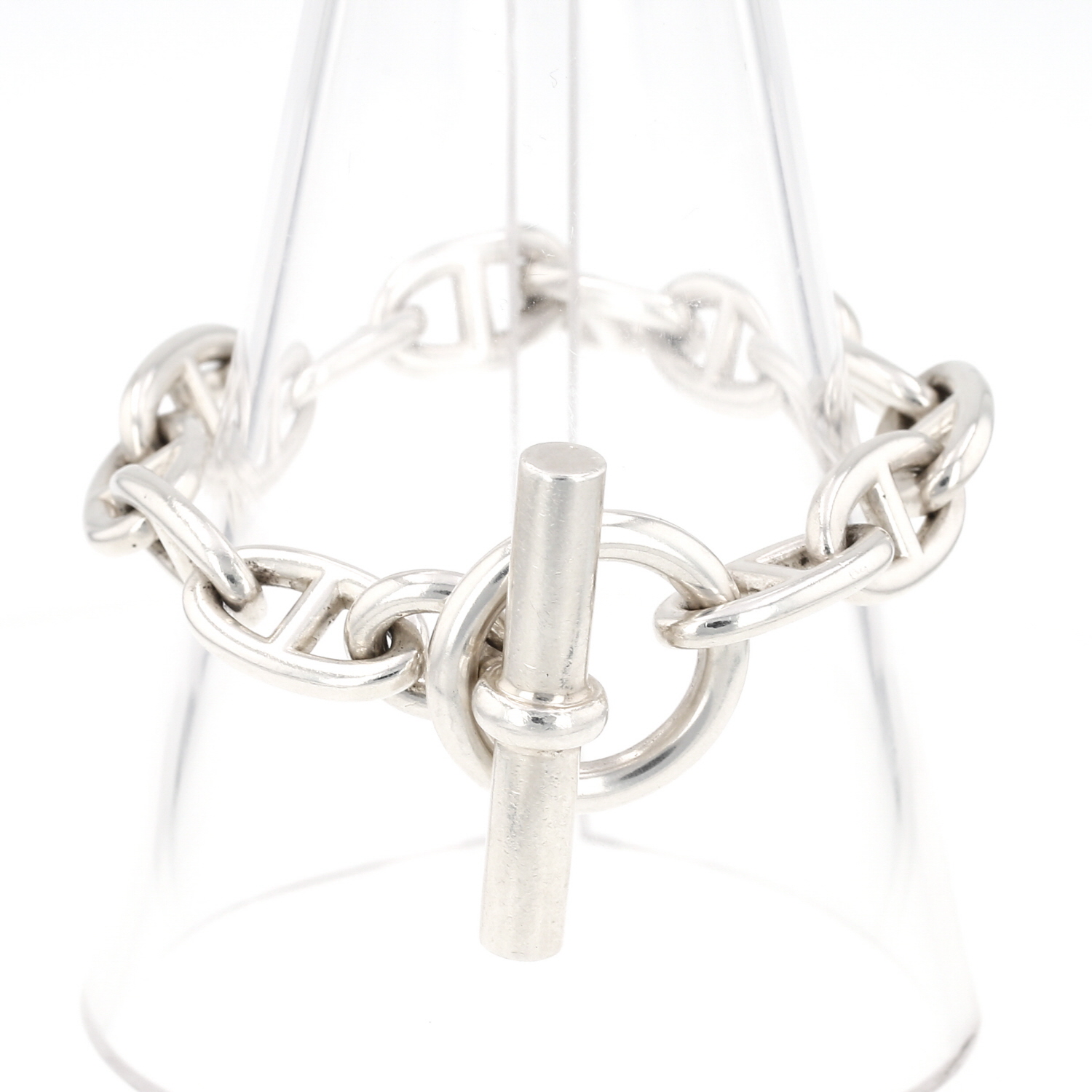 Pulsera Hermès «Chaîne d’Ancre», modelo grande, de plata - Detail D1