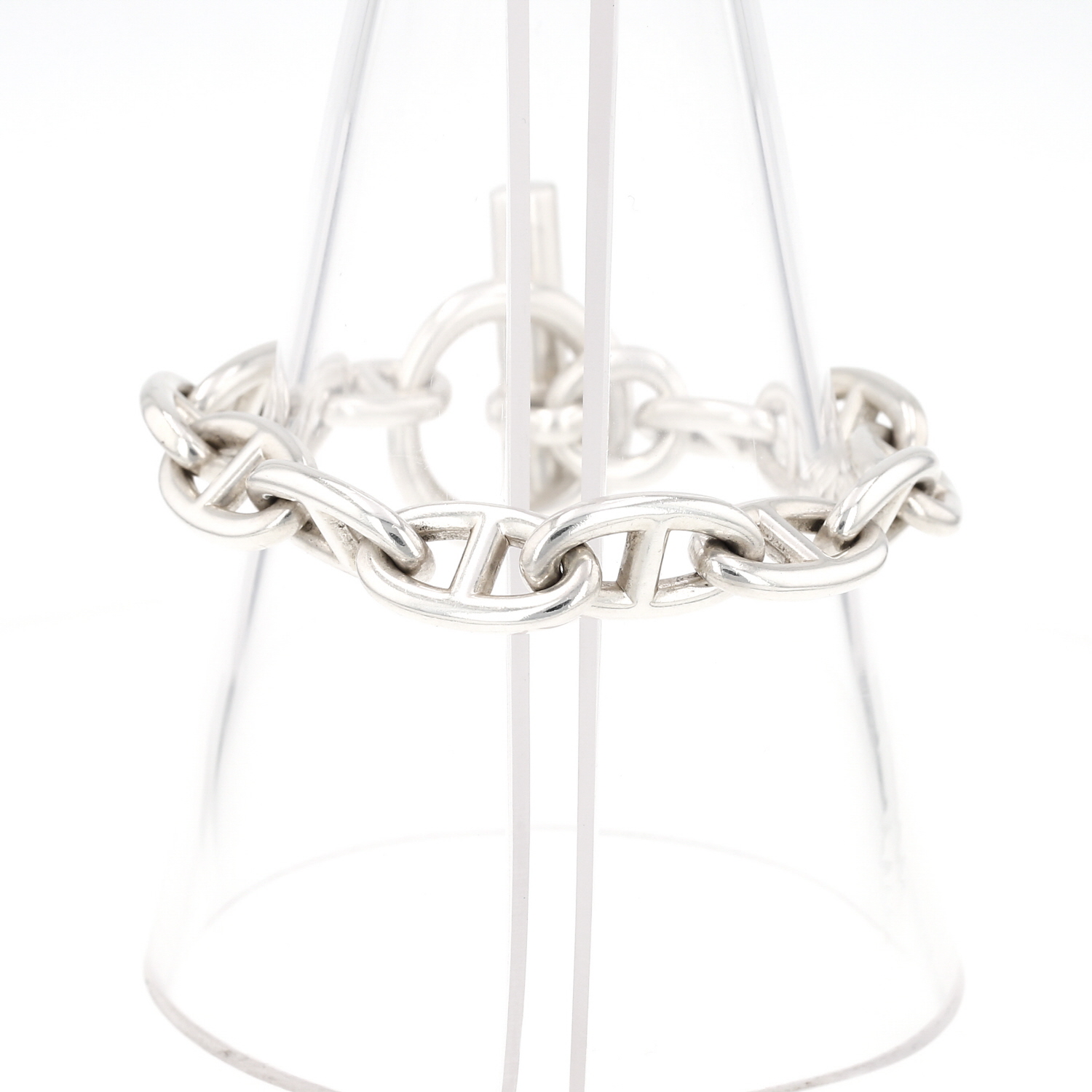Bracciale Hermès “Chaîne d’Ancre”, modello grande, in argento - Detail D4