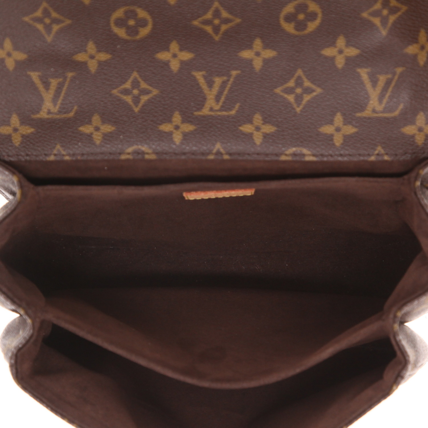 Louis Vuitton Metis handbag in brown Monogram canvas and natural leather - Detail D3