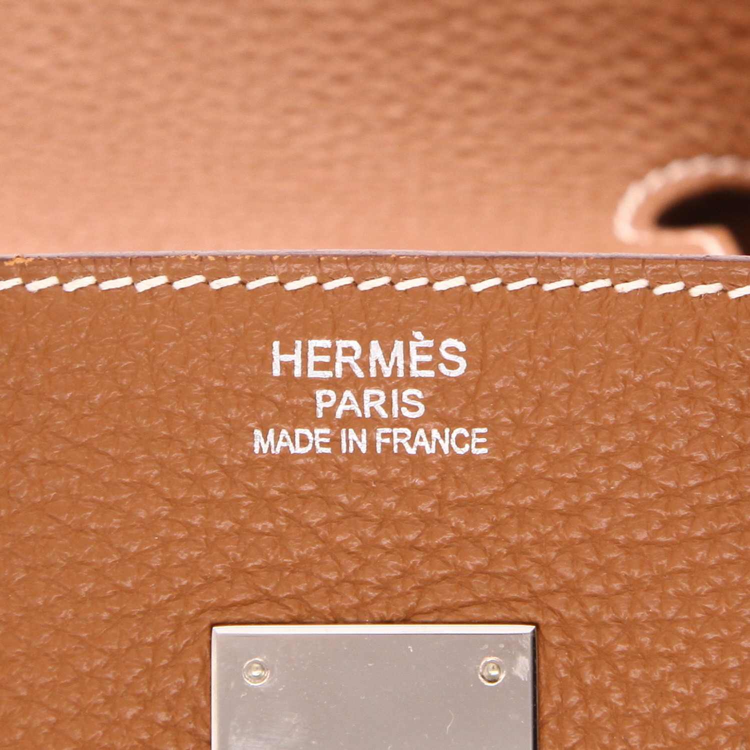 Borsa Hermès Birkin da 35 cm in pelle Togo Gold - Detail D2