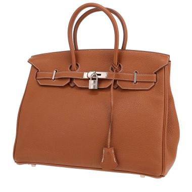Bolso Hermès Birkin de 35 cm en piel Togo Gold