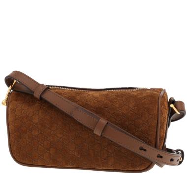 Bolso de Gucci   de ante sintético marrón