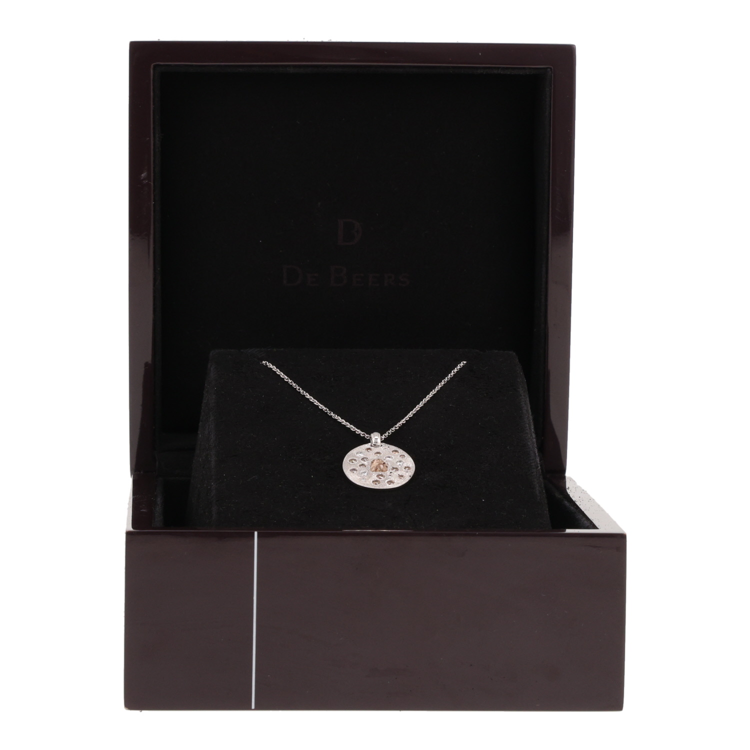 Collier De Beers Talisman en or blanc et diamants - Detail D2