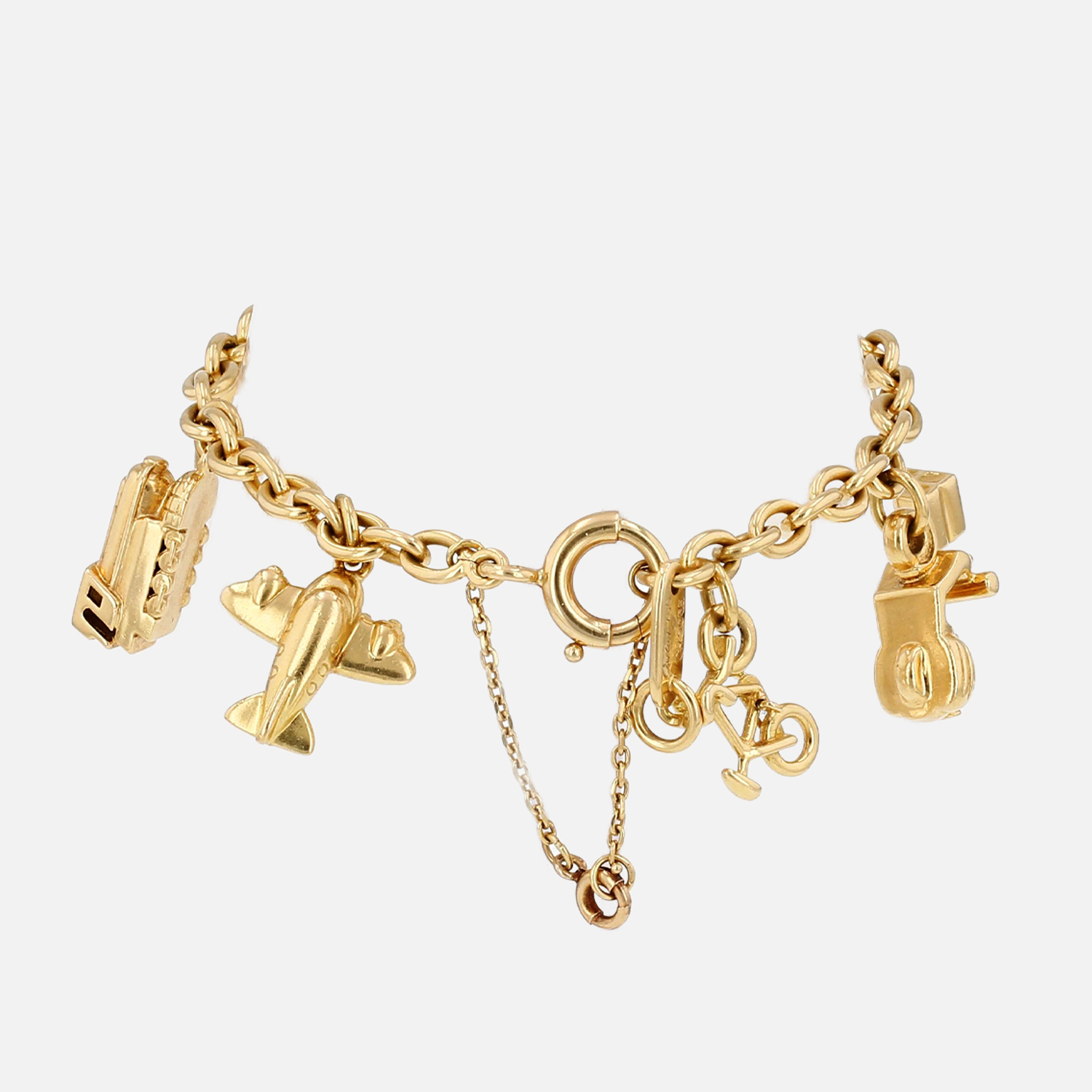 Pulsera Cartier de oro amarillo - Detail D1