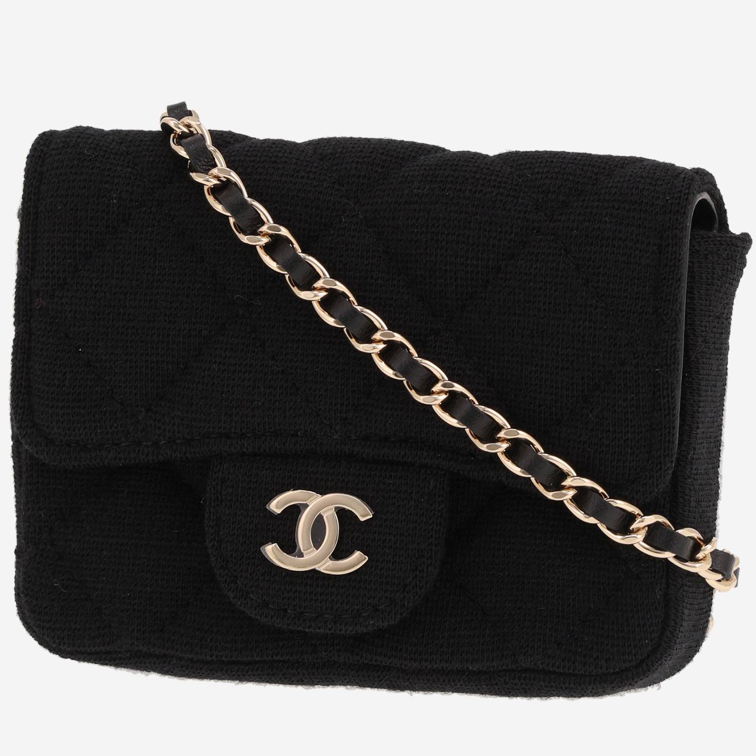 Chanel belt bag Black jersey belt bag
