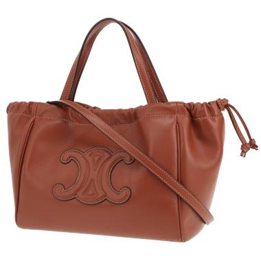 Bolso de mano Celine «Anaïs» de piel marrón
