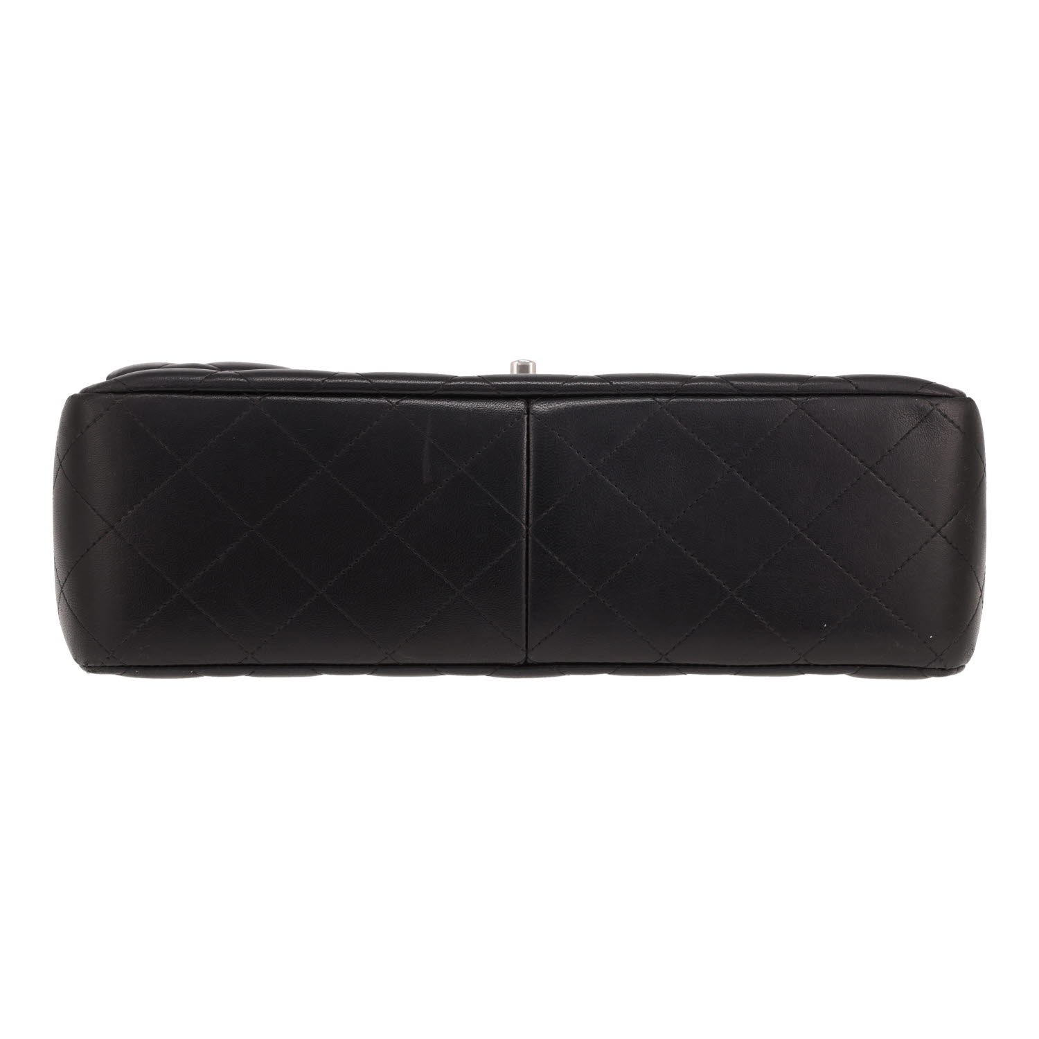 Borsa a tracolla Chanel Timeless Jumbo in pelle trapuntata nera - Detail D1