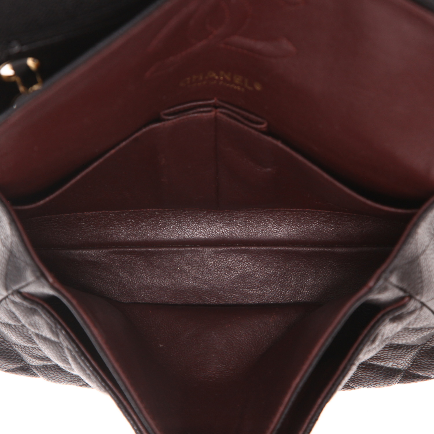Borsa Chanel  Timeless Classic in pelle martellata nera trapuntata - Detail D3