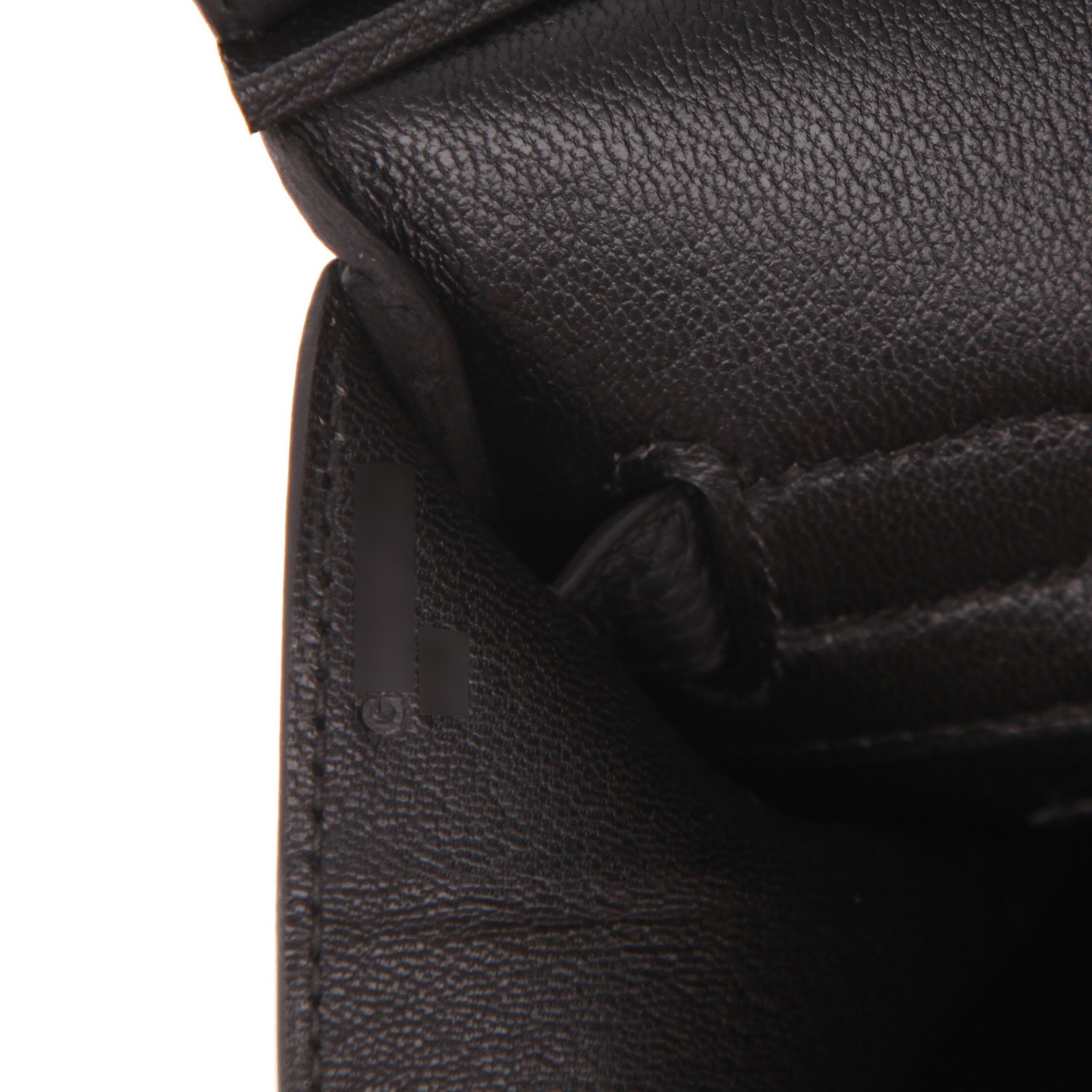 Bolso Hermès Birkin de 30 cm en piel Togo negra - Detail D4