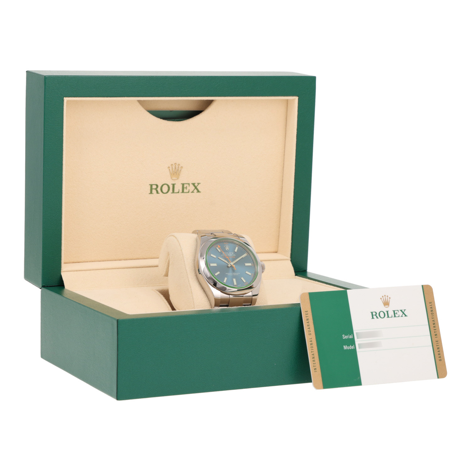 Montre Rolex Milgauss en acier Ref: Rolex - 116400  Vers 2015
