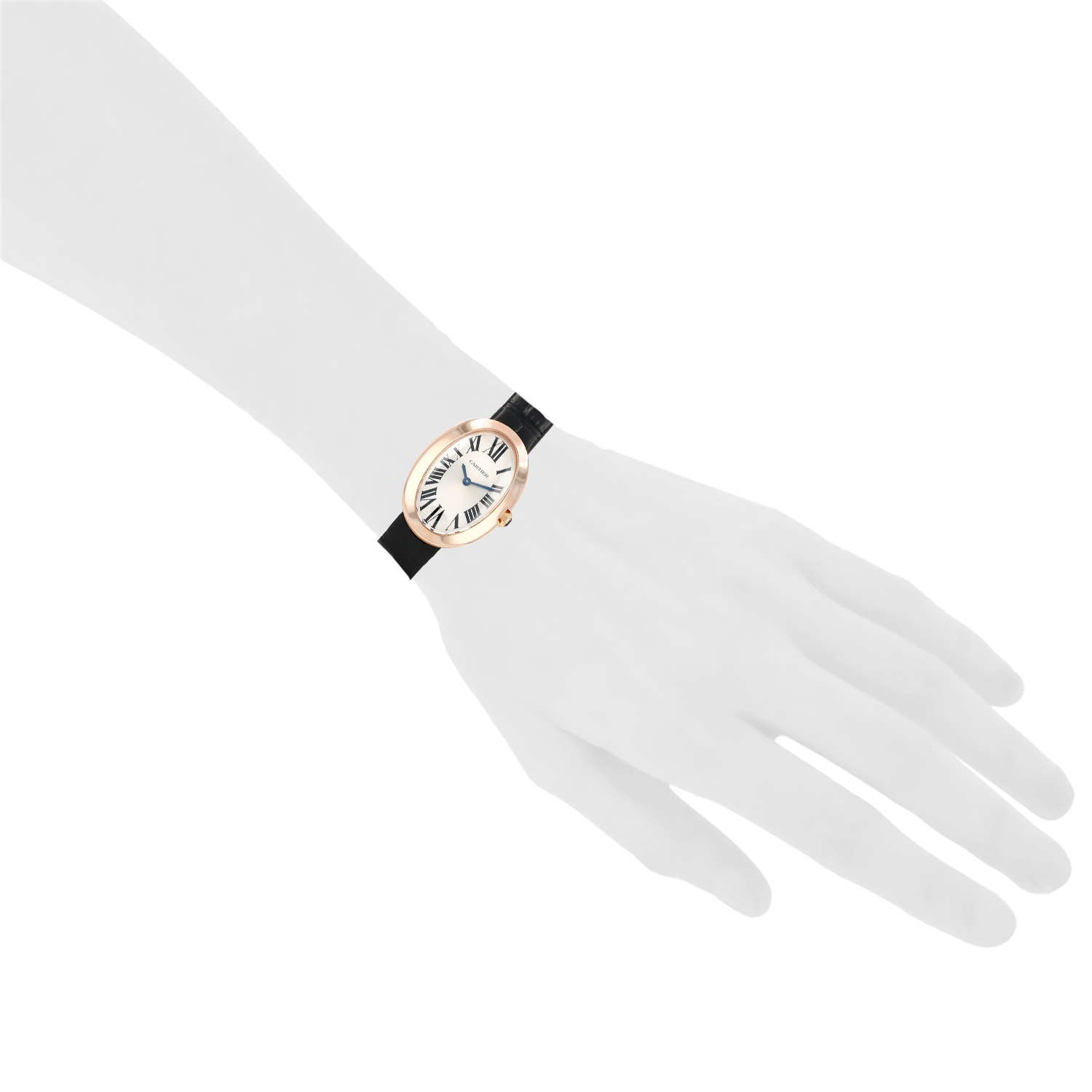 Cartier Baignoire watch, large model, in rose gold. Ref: Cartier - 3064. Circa 2020 - Detail D1