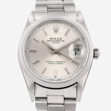 Montre Rolex Oyster Perpetual Date en acier Ref: Rolex - 15200  Vers 1995