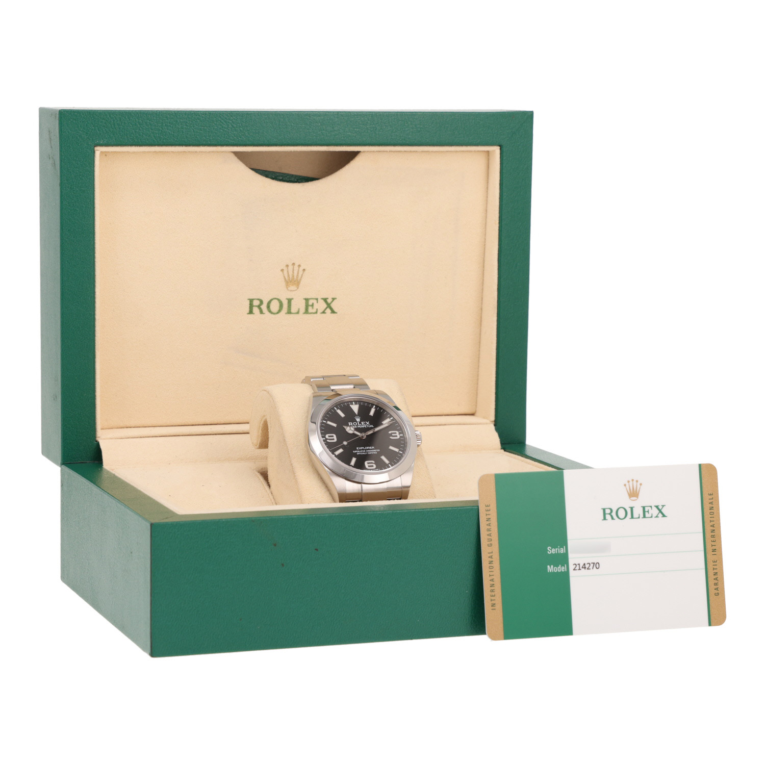 Montre Rolex Explorer en acier Ref: Rolex - 214270  Vers 2019 - Detail D2