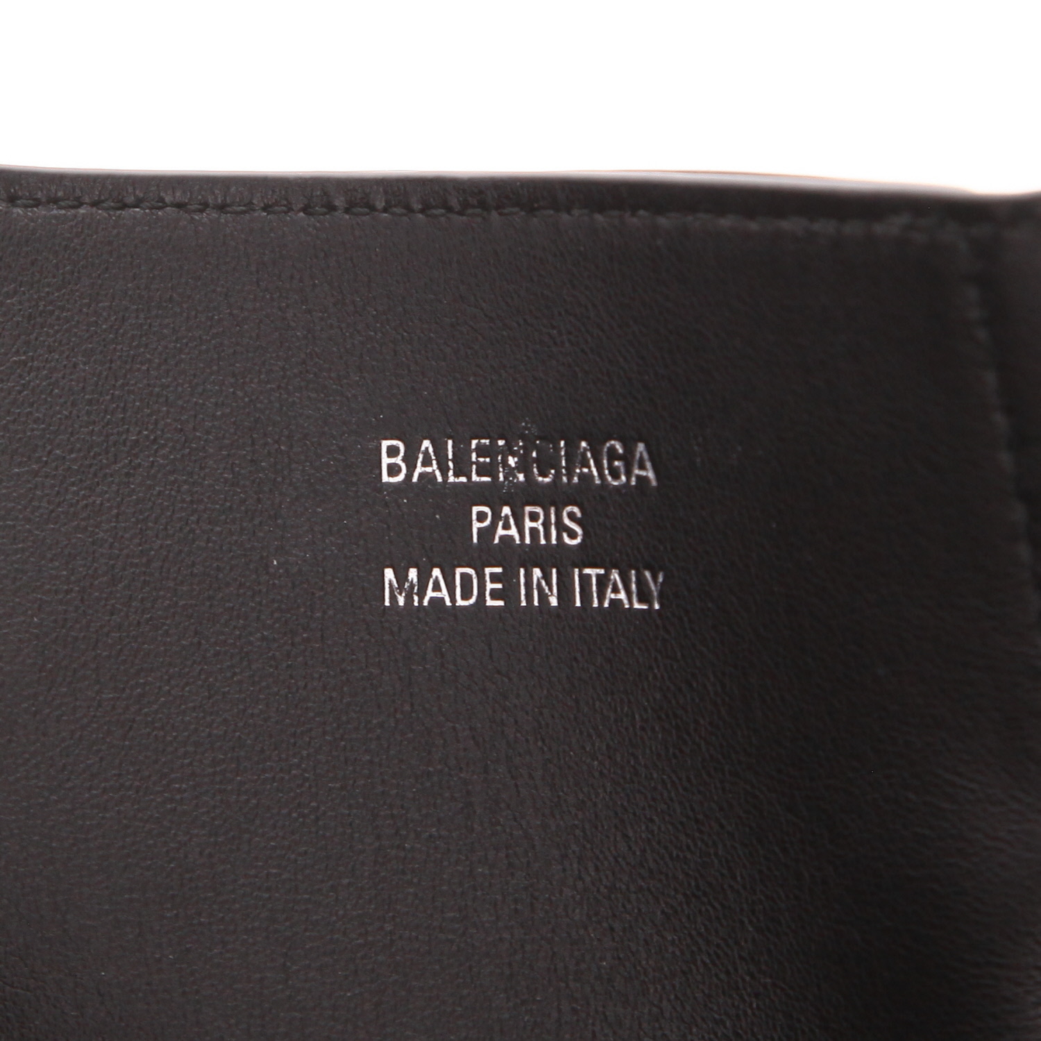 Balenciaga Carry All Bel Air medium-sized handbag in black leather - Detail D2