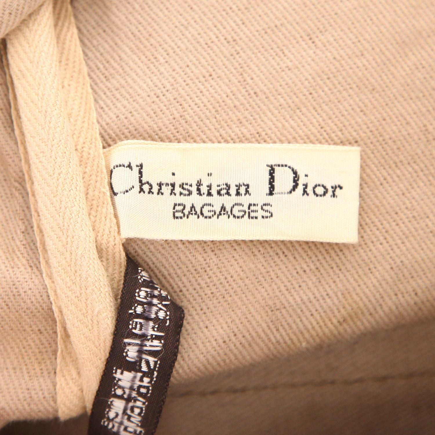 Sac à main Dior  Boston en toile monogram Oblique bleu-marine et cuir bleu-marine - Detail D2