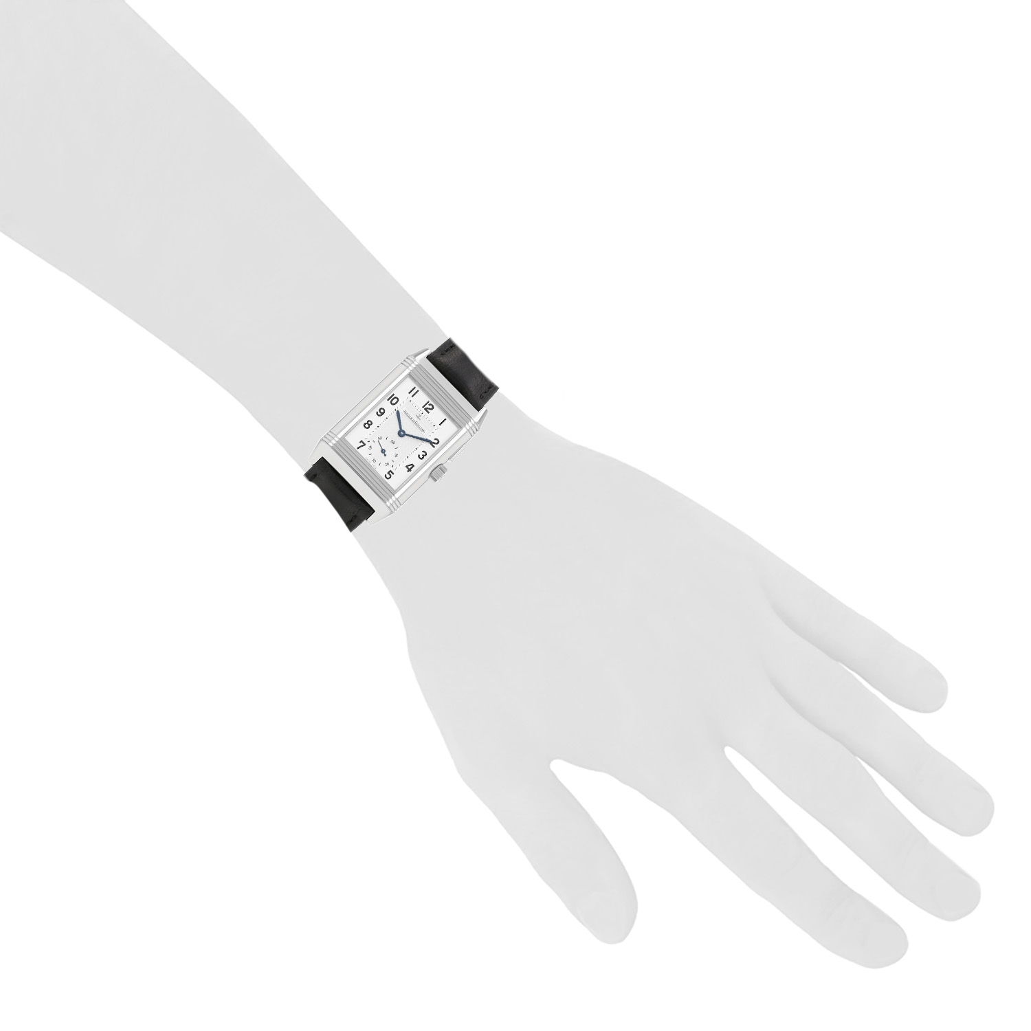 Reloj Jaeger-LeCoultre Reverso-Duoface de acero, ref.: Jaeger-LeCoultre - 272.8.54, hacia el año 2000 - Detail D1