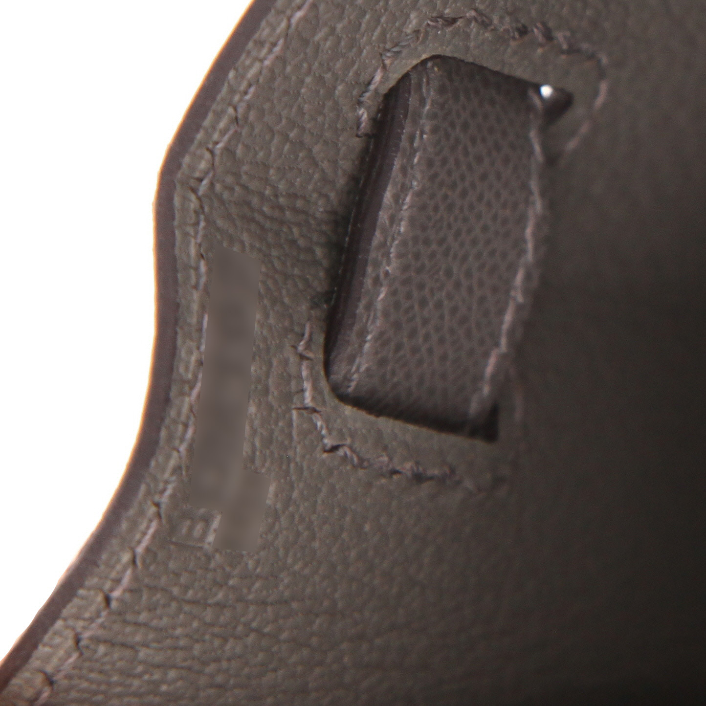 Hermès Kelly handbag, 28 cm, in Gris Meyer Veau Madame - Detail D4