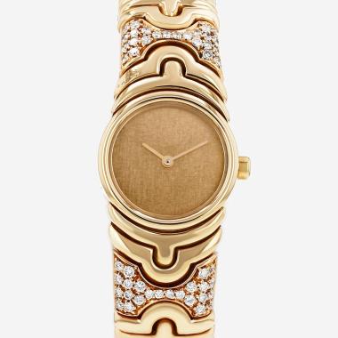 Montre Bulgari Parentesi en or jaune Ref: Bulgari - BJ01  Vers 1980