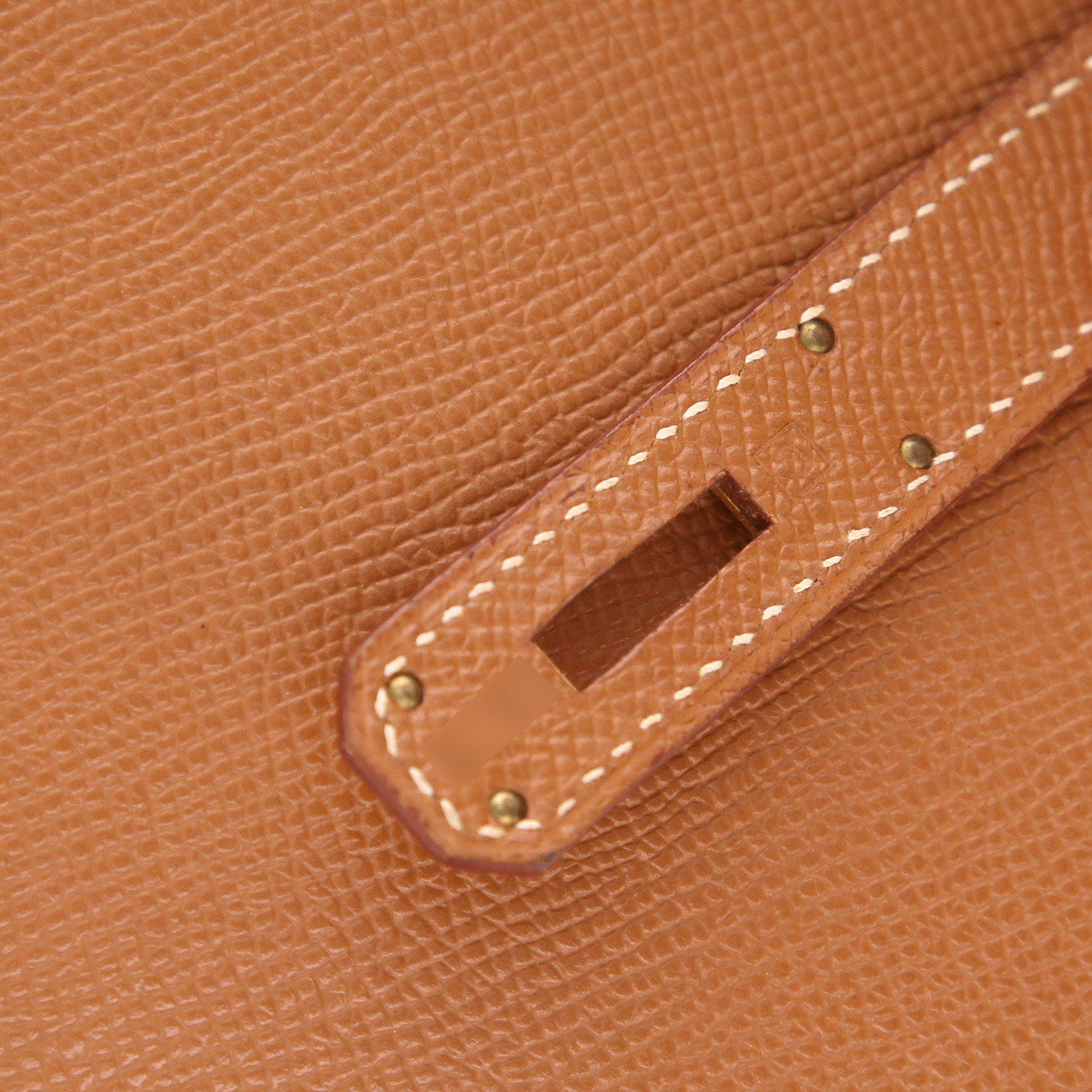 Bolso Hermès Kelly de 32 cm en piel Epsom Gold - Detail D4