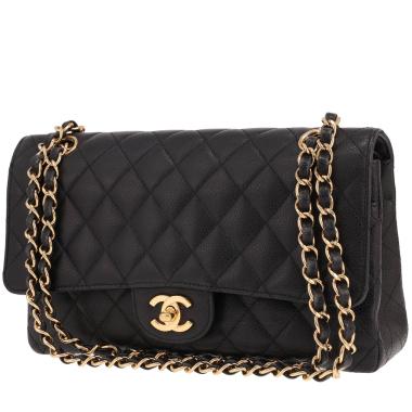 Chanel Chanel ‘Timeless Classic’ handbag in black quilted grained leather