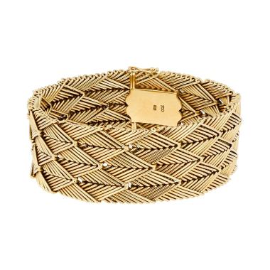 Vintage yellow gold bracelet
