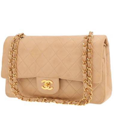 Bolso Chanel «Timeless Classic» de piel acolchada en color beige
