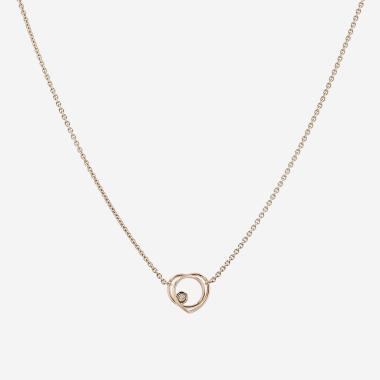 Collana Hermès Vertige Cœur in oro rosa e diamanti