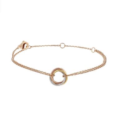 Bracciale Cartier Trinity in tre tipi di oro