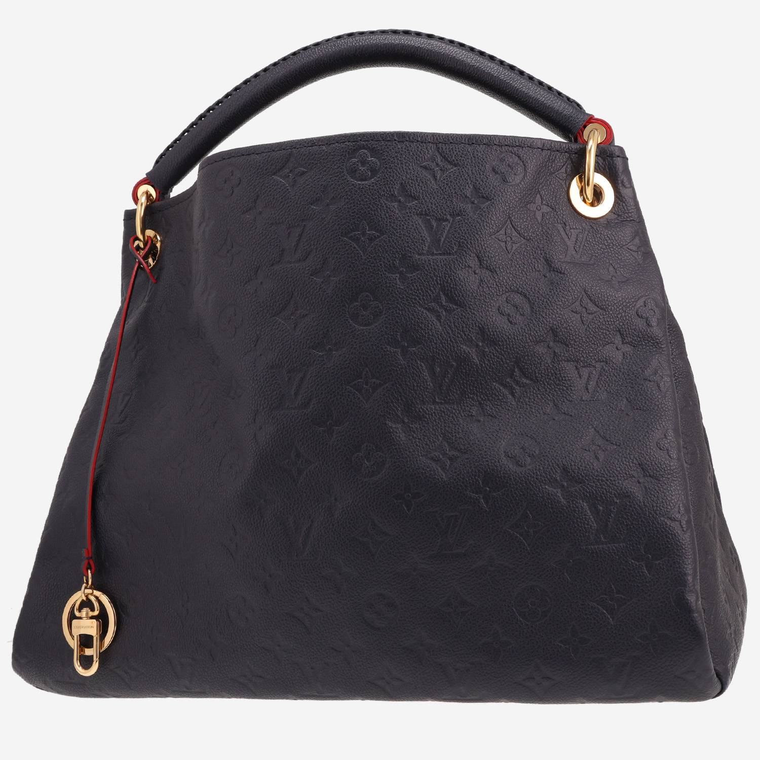Louis Vuitton Artsy handbag in Bleu Marine Monogram Imprint leather